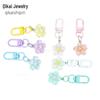 Colorful Flower Keychain: Cute Transparent Charm for Women, Ideal for Bags & Earphone Decoration