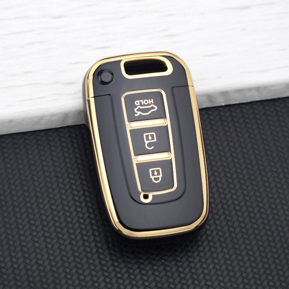 TPU Car Key Case Cover for Hyundai IX35 Elantra Sonata 8 9 for Kia Sportage K5 K2 Sorento Optima Forte Auto A3 Buttons ccessory