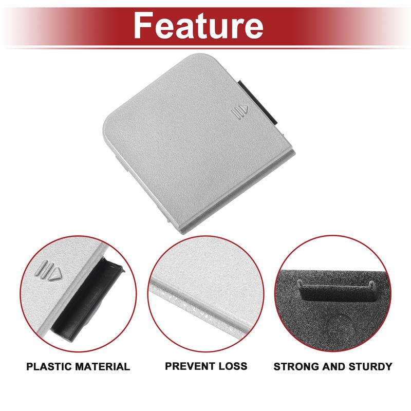 X Autohaux Car Tow Hook Cover Cap for MercedesBenz S-Class W220 No.2208850323 Silver Tone