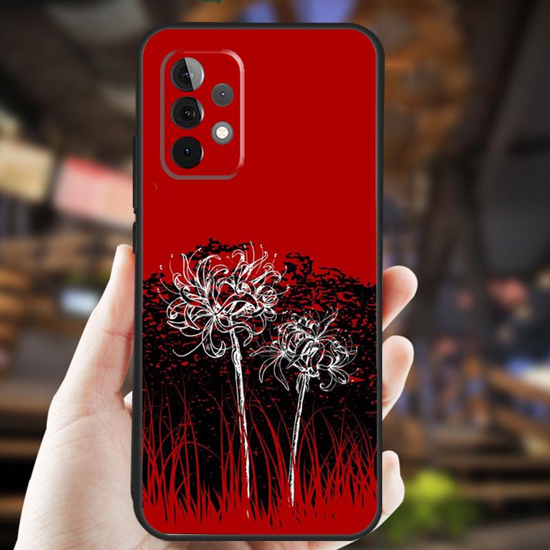 Lycoris radiata Case For Samsung Galaxy A26 A54 A14 A36 A16 A33 A56 A15 A55 A53 A35 A22 A32 A52 A34 A05 A06
