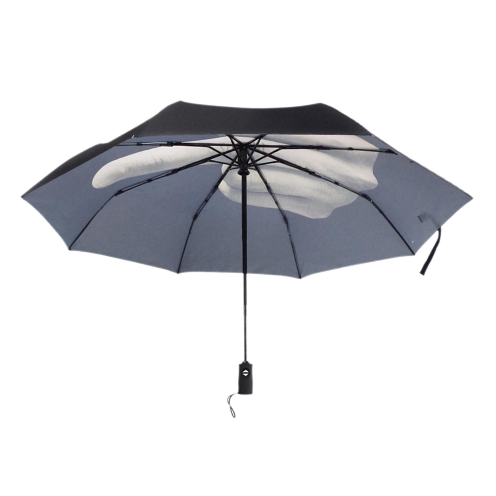 

Мини-карман маленький легкий сильный зонт складной дорожный компактный 23 в черном