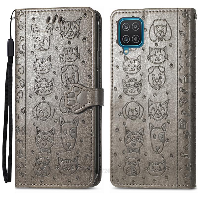 SamsungA12 Case For Samsung Galaxy A12 Wallet Leather Flip Phone Case For Samsung A12 A 12 Case Protective Cover Coque Fundas