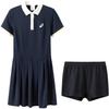 Teenagers Asics Skirt Set Navy Blue 333241114013-50