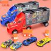 Toy Truck Carrier  4 Mini Cars Play Set Transport Car Toys Lorry Truck Kids Toy