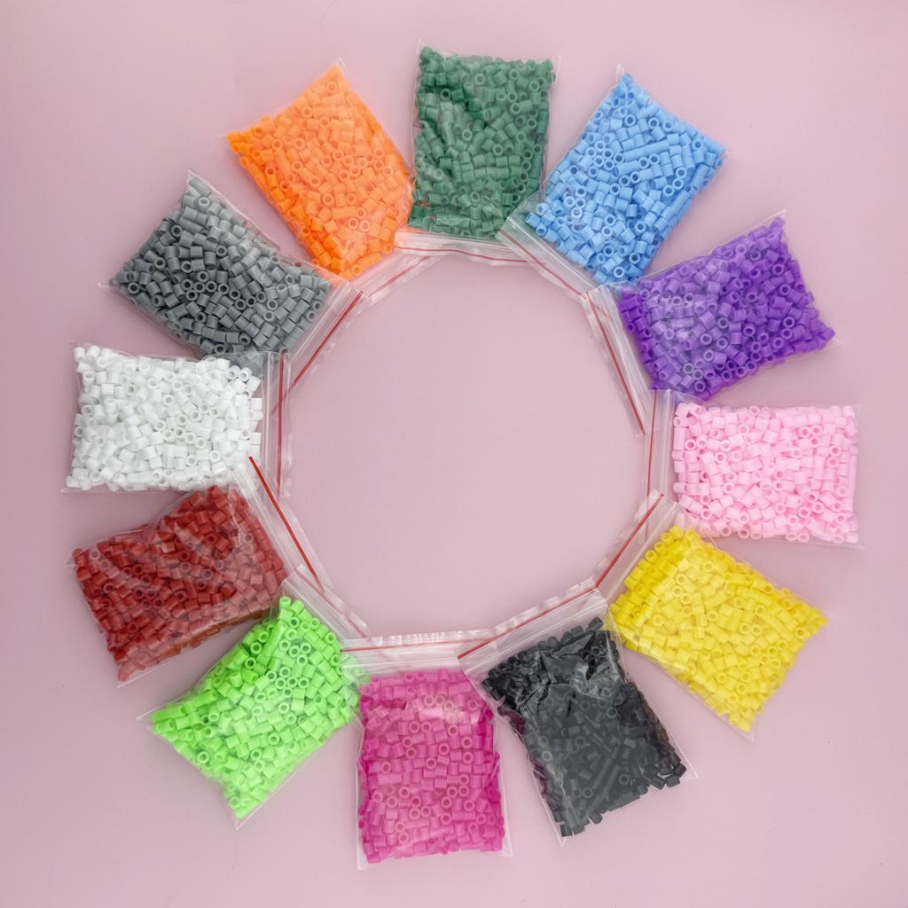 Perline Hama 5MM 1000Pz Puzzle Pixel Perler Perline da Stirare per bambini Hama Beads Fai da te Regalo Fatto a Mano di Alta Qualità giocattolo Perline Termosaldabili