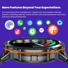 Outdoor Sports Smartwatch 1000mAh Battery 1.73-inch AMOLED Screen Men's Watch Compass 10ATM Waterproof Bluetooth Call Smartwatch