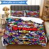 Game Adventure Heroes 3pcs K-pop Music Group Bedding set,Ideal for Bedroom, Dormitory,Including Duvet Cover And 2pcs Pillowcases,Fan Gifts