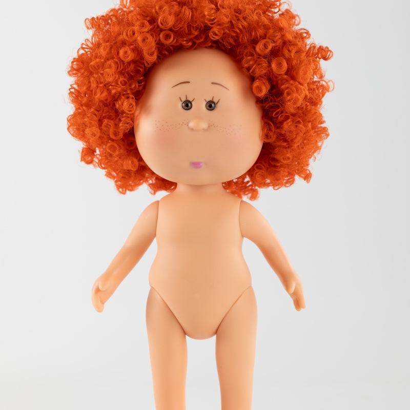 24cm Girls Toy Curly Hair Bean Eye Vinyl Doll Dress Up Dark Skin Mia Potato Dolls Movable Action Figure Body Children Gift Poseable Articulated Scale