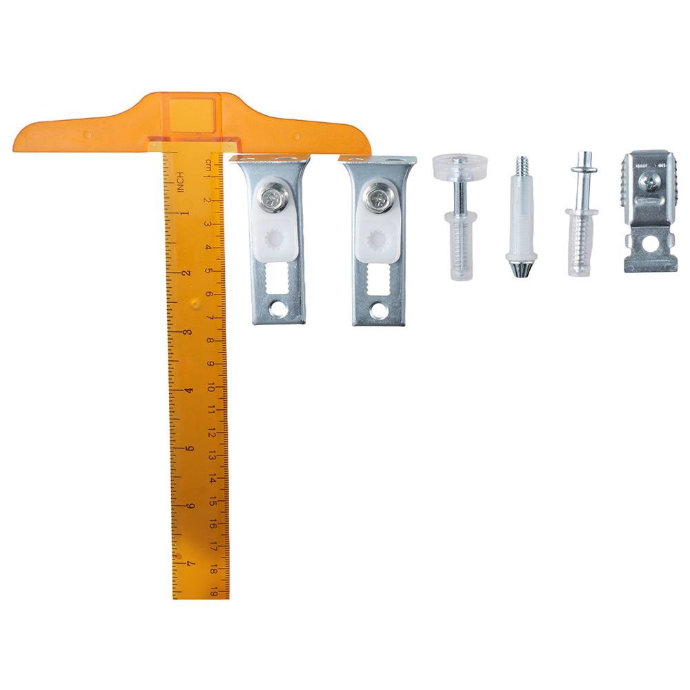 2 Pack for 7/8" To 1" Guide Wheel Track Bifold Repair Set  Folding Pocket Door