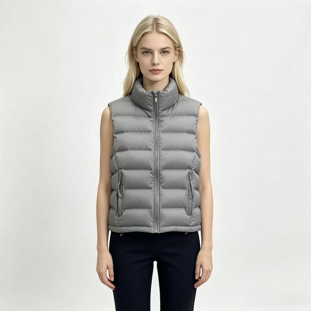Rib cotton vest women's winter new loose thickened vest fashion vest jacket