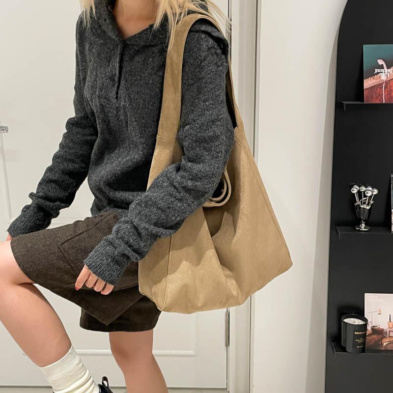 Commuter large capacity tote bag leopard print 2025 autumn new retro niche fashion shoulder bag Korean underarm bag