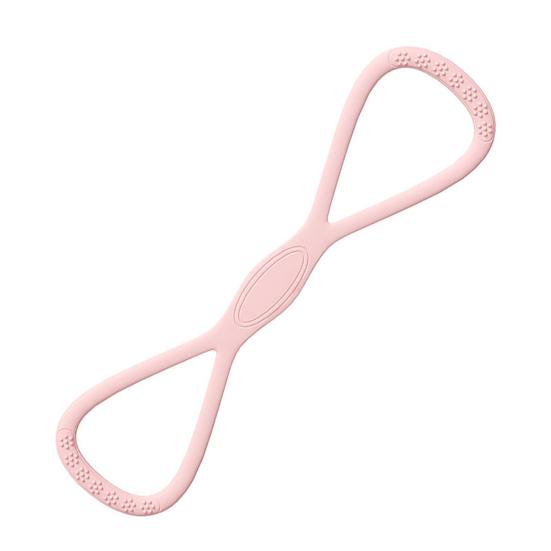 Figure 8 Fitness Resistance Band Anti-slip Silicone 35Lbs Men Women Chest Expander Elastic Strap Shoulder Stretch Yoga Tension Rope