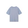 Nike Men's Solid Color Loose Fit Crew Neck Short Sleeve T-Shirt in Grey Blue