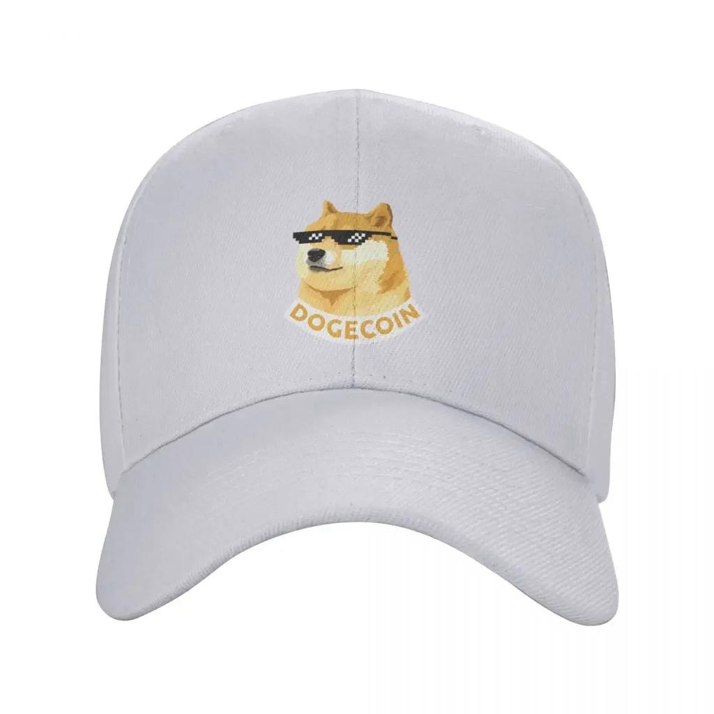 DOGECOIN Baseballkappe individuelle Kappen Strandtasche Designerhut Junge Damen