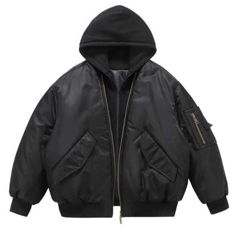 Fake Two Pilot Cotton Jackets Mens