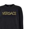 Versace Letter Print Pullover Crew Neck Long Sleeve Sweatshirt Men sweatshirt 1011852-1A12063-2B130