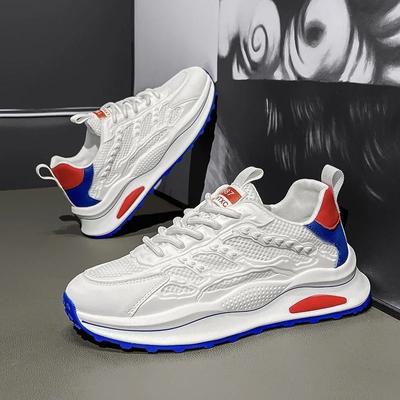 Pantofi Sport Casual pentru Bărbați la Modă, Adidași Respirabili și Ușori pentru Exterior, Plasă Neagră, Pantofi de Alergare Atletici pentru Jogging și Tenis, Pantofi de Mers