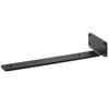 VEVOR Shelf Bracket, 10”L x 4”W x 1.6”H, 6 Pcs Heavy Duty Floating Shelf Brackets, Brackets for Shelves, 5mm Thick Matte Black L Shelf Bracket