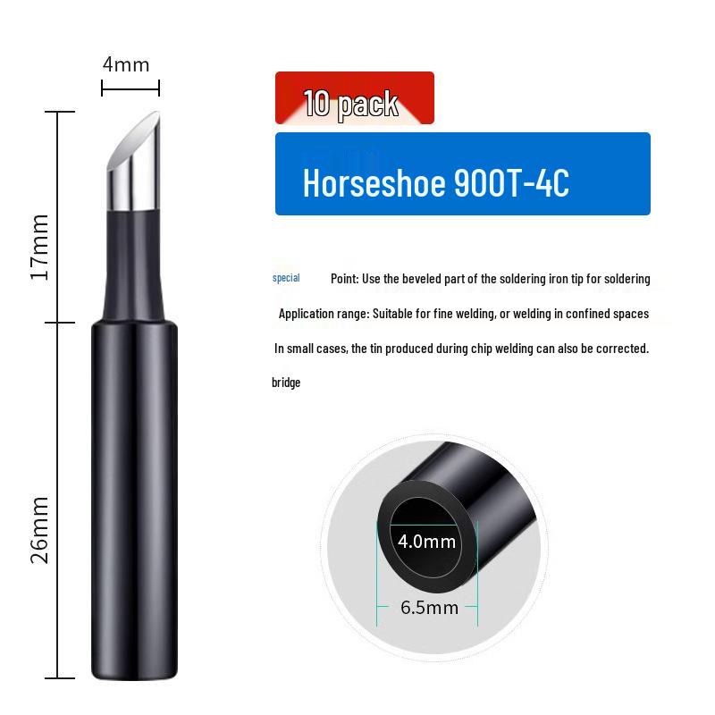936 Internal Heating Soldering Iron Tip, Constant Temperature, Chrome & Black Diamond, Lead-Free