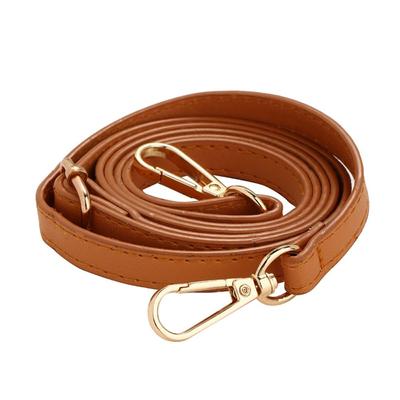 Golden Buckle Fashion Bag Handle Belts Adjustable Bags Strap Women Leather Shoulder Bag Parts Replacement Bag Accessories