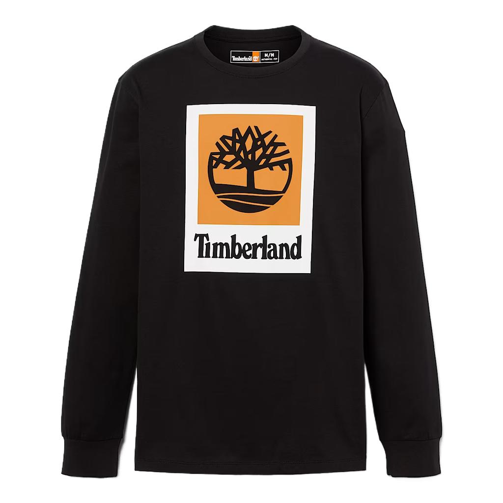 Timberland Stack Logo Casual Comfortable Soft Long Sleeve T-Shirt Men tops TB0A5VBB001