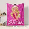 1pc Dress, Barbie Blanket Polyester Fiber, All Season Comfort for Sofa, Bed, Office, Car, Camping Ideal Home Decor & Gift, Office Comfort