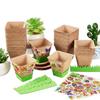 Biodegradable Pulp Seedling Cups For Kids DIY Planting Vegetable And Succulent Nursery Trays