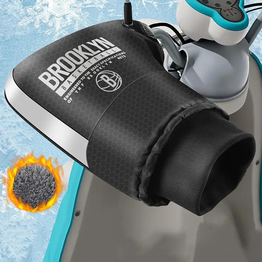 

1 пара муфт на руль мотоцикла, зимние перчатки для езды на велосипеде, перчатки для езды на снегоходе, терморука для электровелосипеда, рукавицы для мотоцикла, водонепроницаемые S2B9