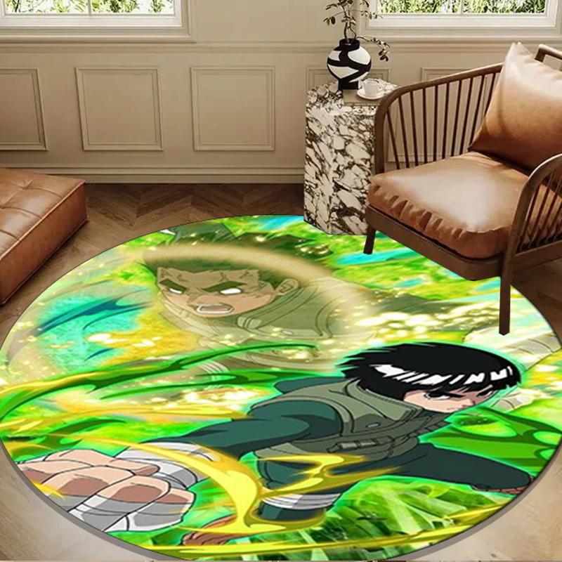 Dark villainous ninja Round Rug for Livingroom,Bedroom, Palyroom, Chair Rug, Area rug, Circle Carpet, Large Size Fan Christmas gift