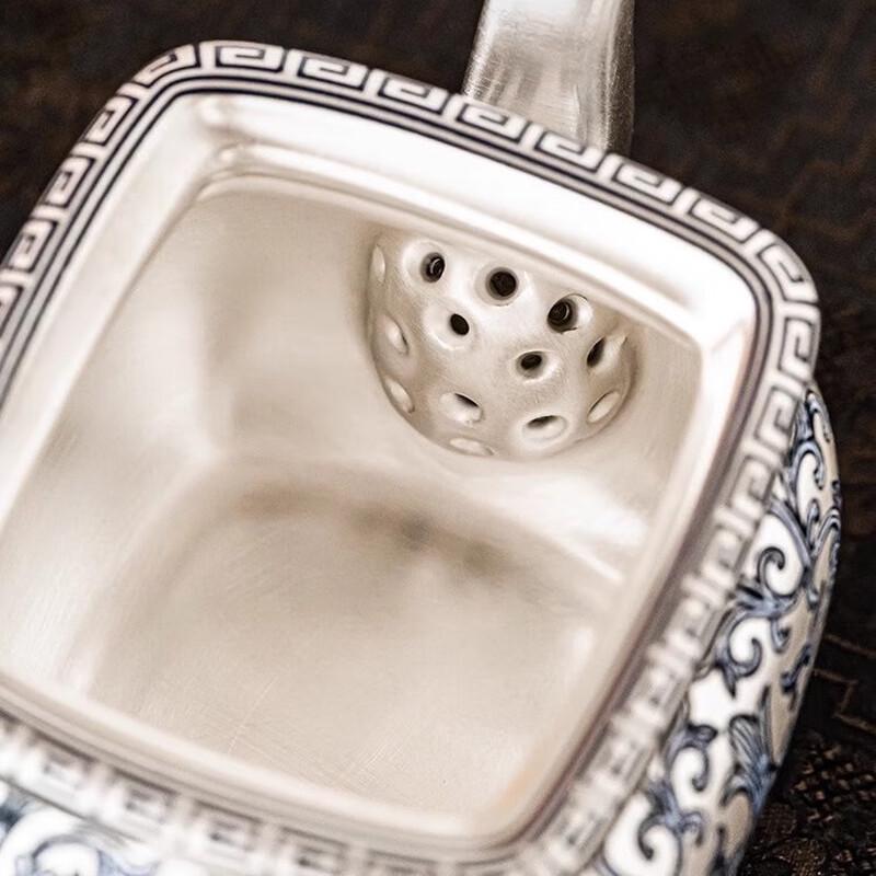 Chaxun Gilded Silver Vine Kung Fu Tea Set