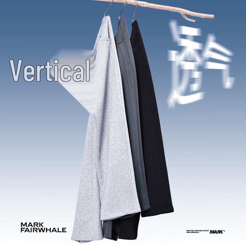 MARK FAIRWHALE Men's Loose Fit Straight Leg Casual Pants