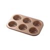 6-Cavity Muffin Baking Pan