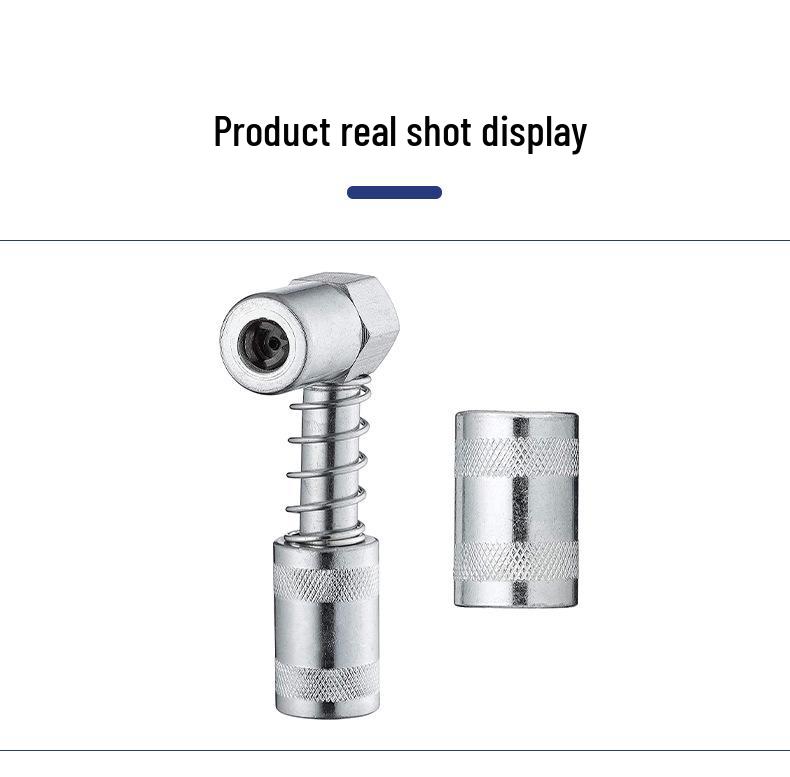 6-Piece Grease Gun Tool Set with Nozzle & Coupler Accessories