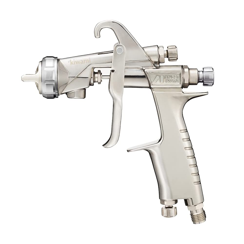 Anest Iwata KIWAMI Gun Series Gravity-Fed Spray Gun, 1.4mm Diameter, KIWAMI-1-14B2, Silver