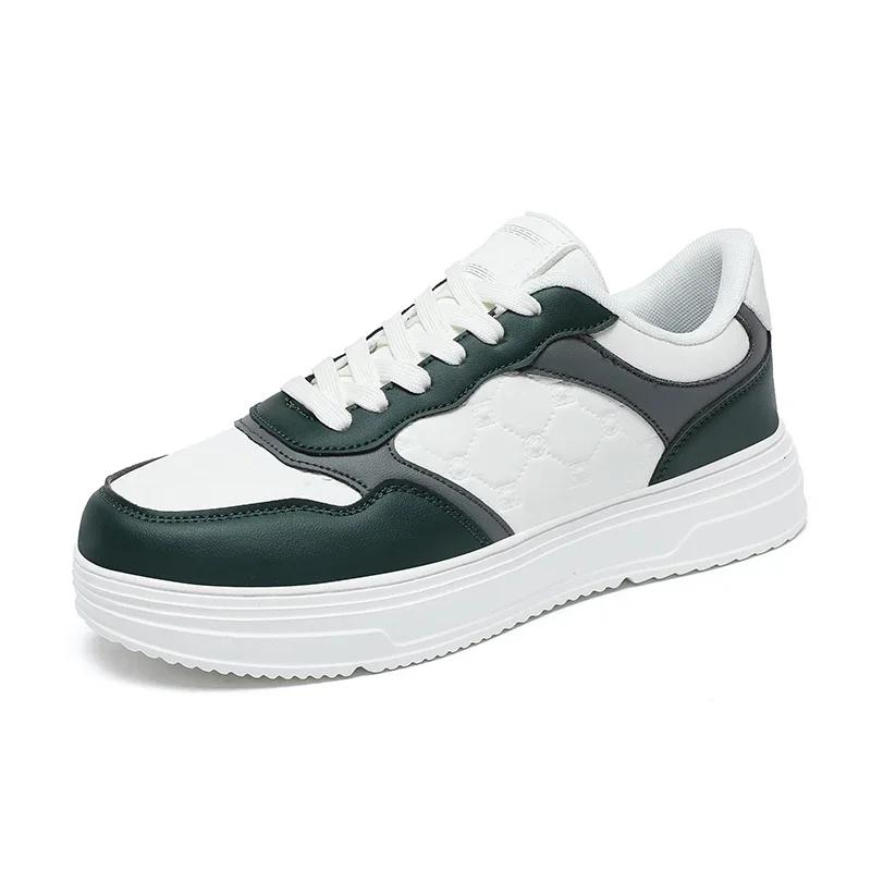 

Модная кожаная повседневная обувь для мужчин, роскошные брендовые мужские кроссовки, трендовая низкая спортивная мужская обувь, мужская дизайнерская обувь для отдыха для мужчин 47