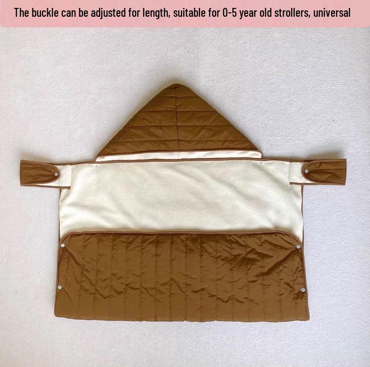 Windproof Stroller & Baby Carrier Blanket - Winter & Autumn Cloak