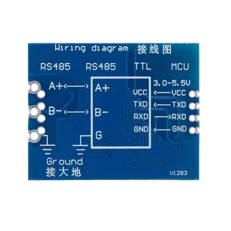 Compactly TTL to RS485 Module Signal Converters 3 V 5V Power Industrial AntiInterference Design Wide Voltages Input