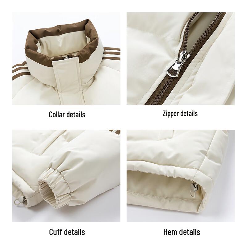 ROMON Men's Winter Warm Stand Collar Padded Jacket