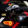 On SUPPLY Reflective Sticker "Driving Recorder 360° Recording" Yellow Reckless