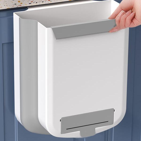 WTEMPO однотонный подвесной многофункциональный кухонный мусорный бак бытовой складной мусорный бак большой емкости для спальни 272232cm белый 1365₽