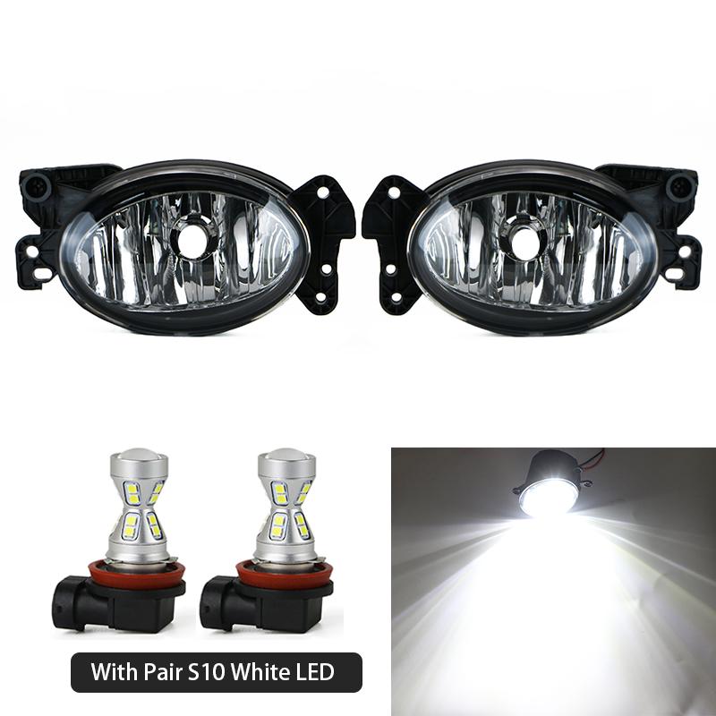 Pair Left&Right Fog Lamp For Mercedes Benz C Class CL203 2004-2005 Front Bumper Anti Fog Light 1698201556 1698201656 A1698201556