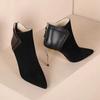 Fashion High Heels Women Ankle Boots Sexy Pointed Toe Designer Shoes Winter Fashion New Pumps 2025 Dress New Luxury Boots Mujer Zapatos