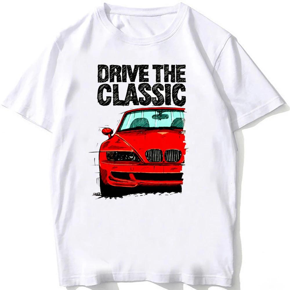 New Summer Men Short Sleeve Drive The Classic Z3 M Coupe Sport T-Shirt Hip Hop Boy Casual White Tees 90's Harajuku Tops
