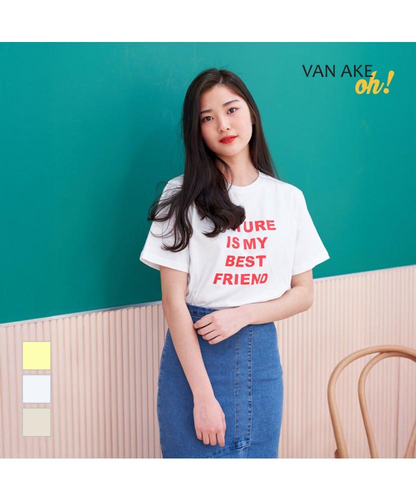 VANAKE Natural T-Shirt_Oa95Tsme06Z