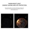 Super-Loud Twin-Bell Alarm Clock for Heavy Sleeper Retro Bedside Clock with Nightlight Battery Operated Quartz Table Clock