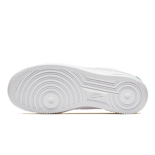New Nike Air Force 1 Low Se White Light Blue Fury Topaz Gold Women's AA0287-105