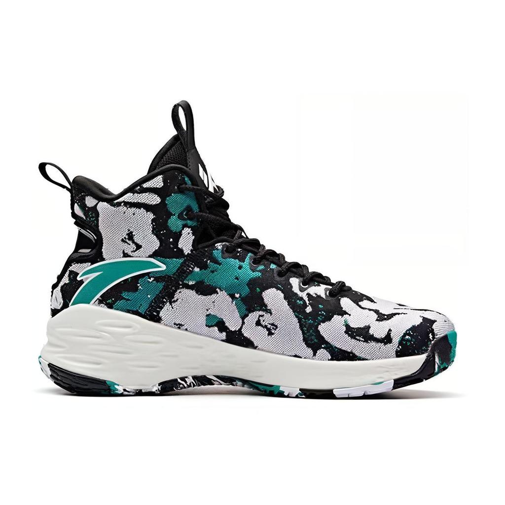 Anta KT4 Thompson IV Static Water Mandarin Durable Mid-Top Basketball Shoes Men Basketball Shoes Green White 11841101-16