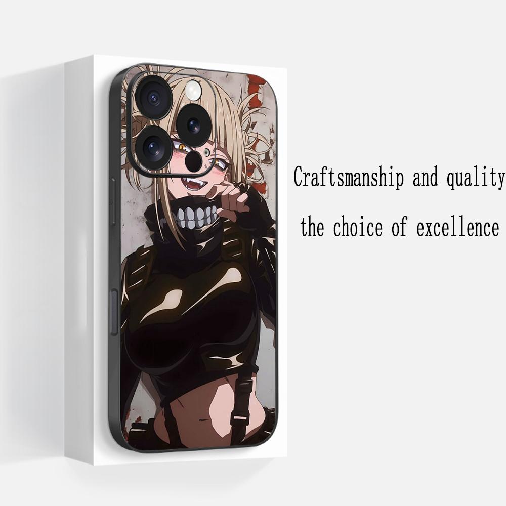 

H-hero acade-my hot anime poster Phone Case For iPhone 17 16 e 15 14 13 12 Plus Mini Pro Max Soft black Shockproof Cover iPhone 16 Pro