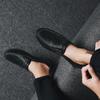 Fashion Spring Autumn Leather Classic Mens Slip on Shoes Lightweight Male Comfortable Walking Shoe New All-match for Men Business Shoes