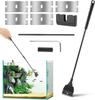 Aquarium Cleaning Tool Fish Tank Flat Sand Algae Removal Dual-use Glass Algae Removal Scraper Household Cleaning Supplies Tool